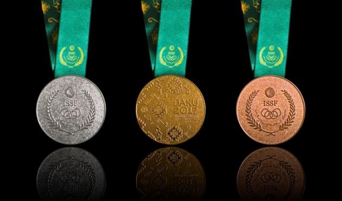 Azerbaijan in top 3 in medal standings at Baku 2017
