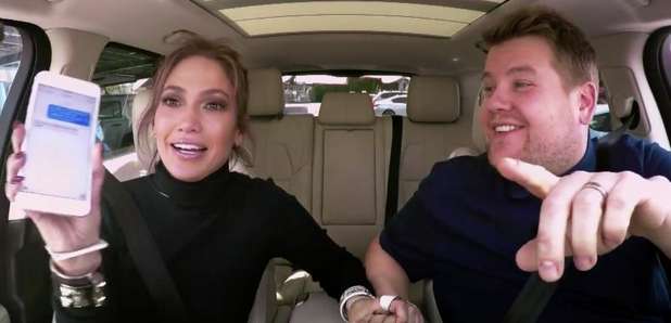 Jennifer Lopez Carpool Karaoke: James Corden texts Leonardo DiCaprio from the singer`s iPhone