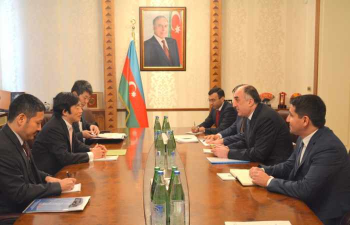 Incoming Japanese Ambassador presents copy of his credentials to Azerbaijan`s FM
