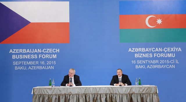 Azərbaycan-Çexiya biznes forumu keçirildi