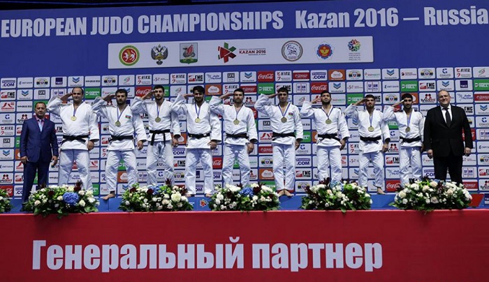 Azerbaijani judo team win first European bronze medal