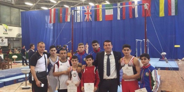 Junior Azerbaijani gymnasts claim 8 medals in Budapest Cup