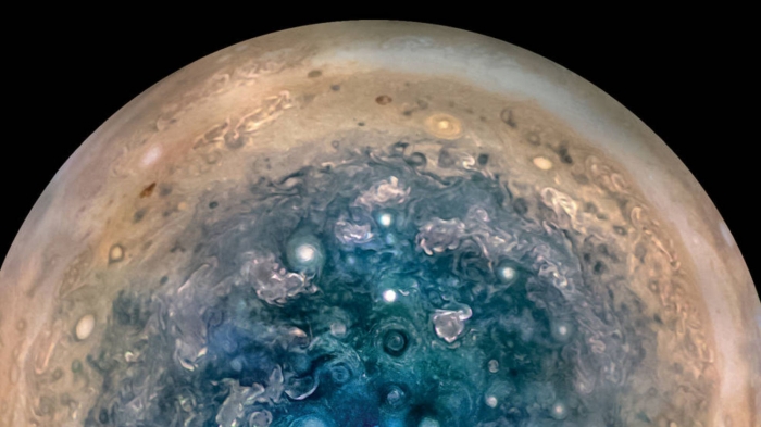Monstrous 'Earth-sized' cyclones detected on Jupiter