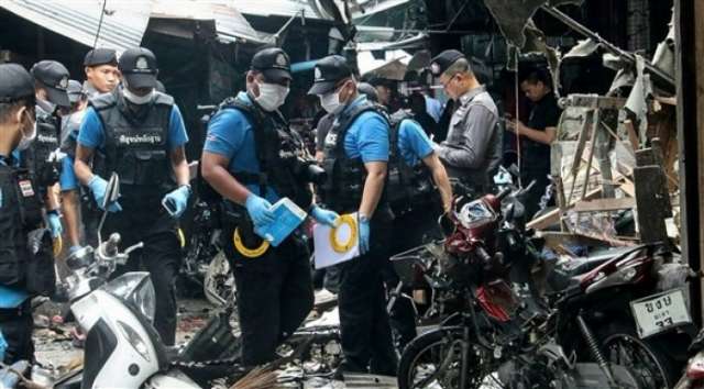 مقتل 3 مدنيين بتفجير قنبلة في سوق جنوب تايلاند