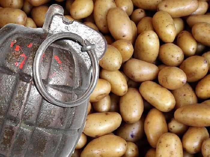 Handgranate in Chips-Fabrik zwischen Kartoffeln entdeckt