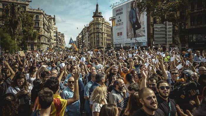 Katalonien tritt in den Generalstreik