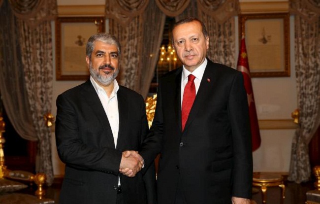 Turkey`s Erdogan meets Hamas leader Meshaal in Istanbul