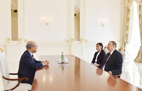 President Ilham Aliyev received former director general of UNESCO Koichiro Matsuura