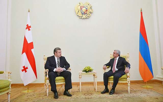 Georgian Prime Minister meets with Armenia's Sargsyan
