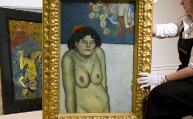 Sotheby`s to auction Picasso`s `La Gommeuse`