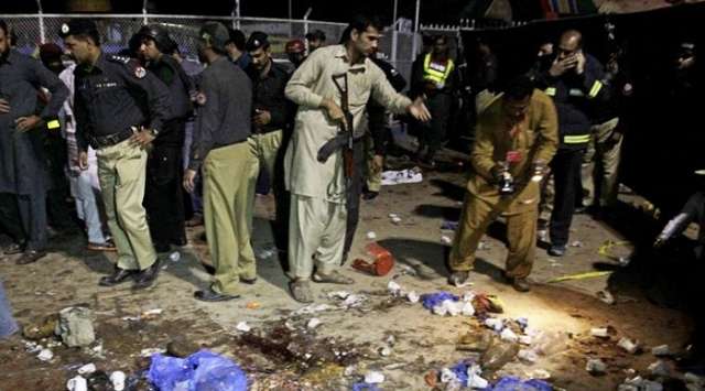 Suicide bomber in Pakistan's Lahore kills 25, many of them police

