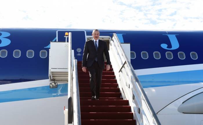 Ilham Aliyev est arrivé en Lettonie