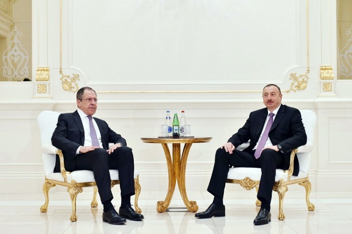 Aliyev  se ha encontrado con Lavrov:” Estamos interesados en la pronta solución del conflicto “