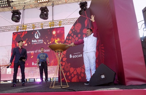 European Games torch delivered in Lerik