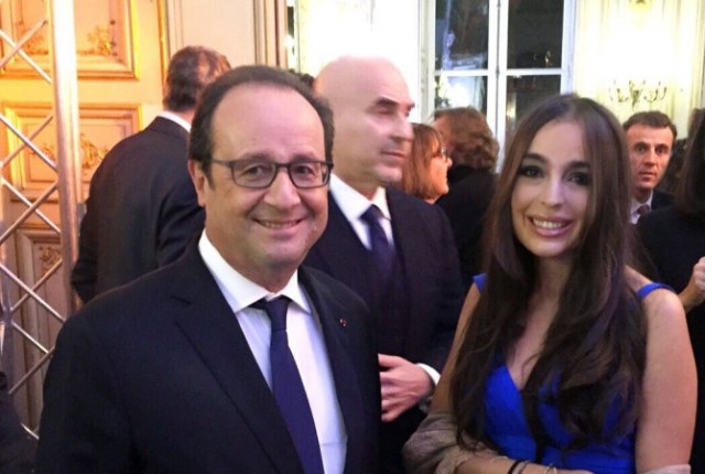 Leyla Aliyeva a rencontré Hollande