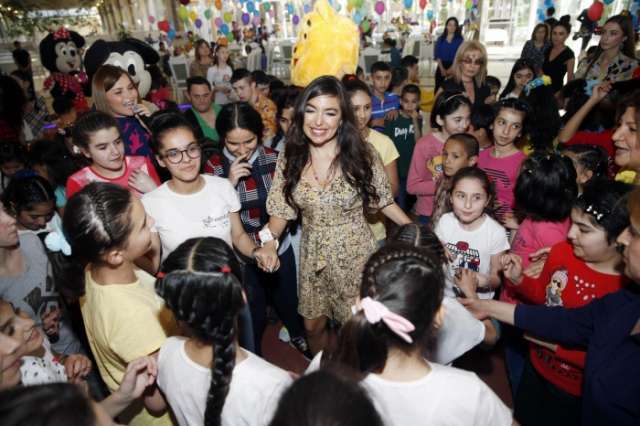 Leyla Aliyeva attends entertainment program for children with special needs