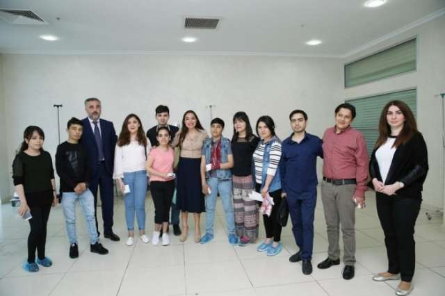 Heydar Aliyev Foundation VP Leyla Aliyeva visits Thalassemia Center
