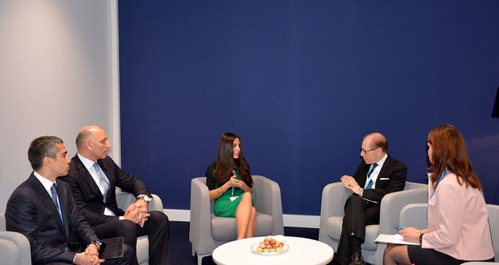 L. Aliyeva meets deputy Secretary of UN Convention on Climate