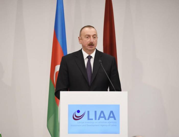 Ilham Aliyev:"A partir de hoy Azerbaiyán y Letonia se consideran los socios estratégicos"
