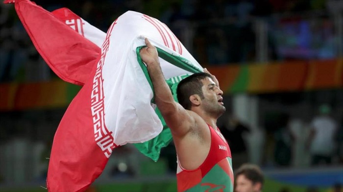 Luchador iraní de la modalidad grecorromana gana bronce en los JJOO Río 2016.