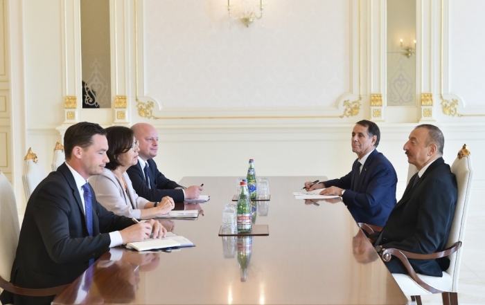 استقبل الهام علييف رئيس الجمعية البرلمانية لمنظمة الأمن والتعاون في أوروبا- صور
