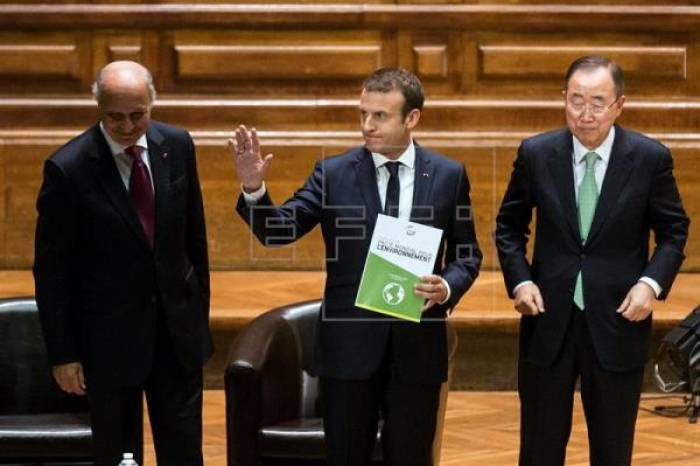 Presentado en París un pacto mundial por el medioambiente con apoyo de Macron