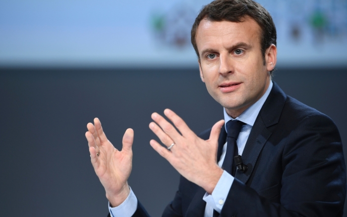 France's Macron, seeking to re-shape Europe, heads east