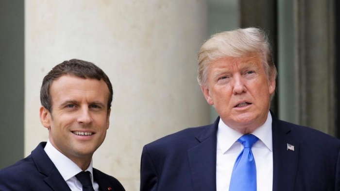 Donald Trump and France's Emmanuel Macron hold press conference - VIDEO
