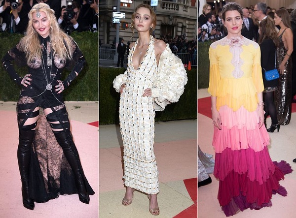 MET 2016: la tenue scan­da­leuse de Madonna, Lily-Rose Depp  - PHOTOS
