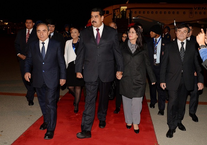 Le président vénézuélien Nicolas Maduro entame une visite officielle en Azerbaïdjan