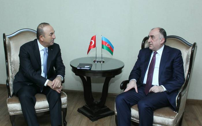 Mammadyarov se reunió con Çavuşoğlu-FOTO