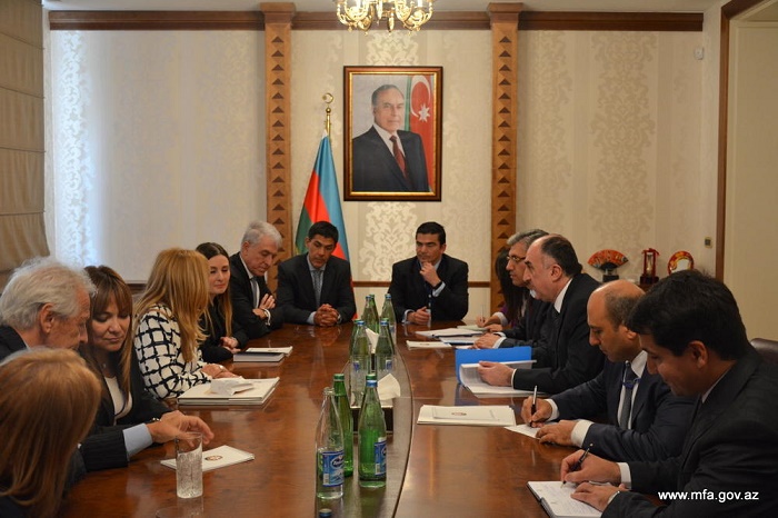 Azerbaijani FM meets Argentine Congress vice-speaker