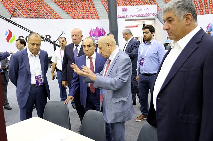 42. Schacholympiade 2016 in Baku: Treffen mit aserbaidschanischen Mannschaften