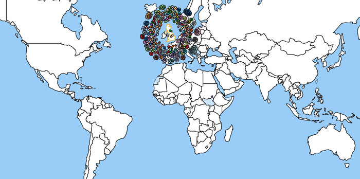 This map lets you explore the history of migration for your country