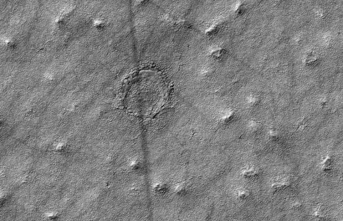 Mars has pebbly lizard skin in new photo by NASA Probe
