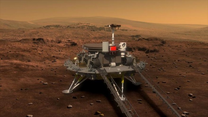 China presenta imágenes de un rover que enviará a Marte