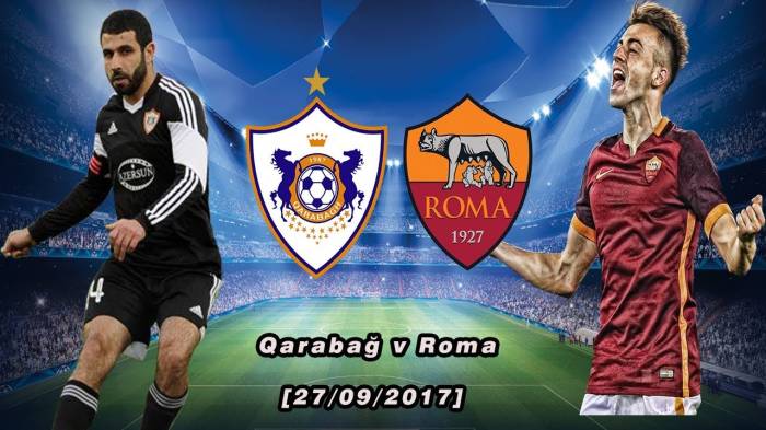 “Qarabağ” - “Roma” oyununun start heyətləri
