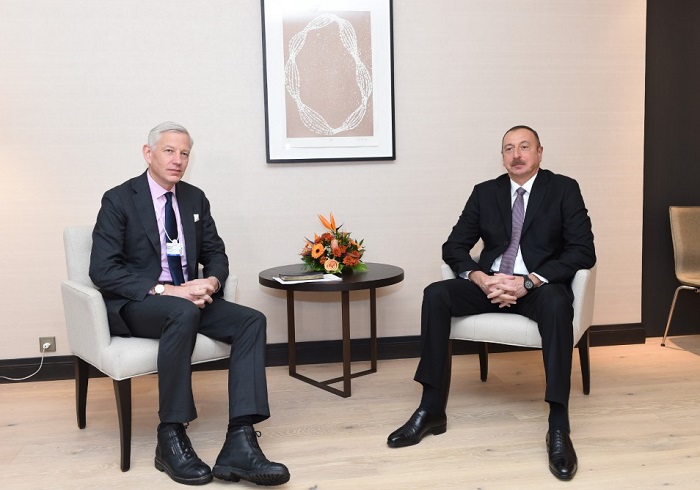 Treffen von Präsident Ilham Aliyev mit Chef von McKinsey & Company