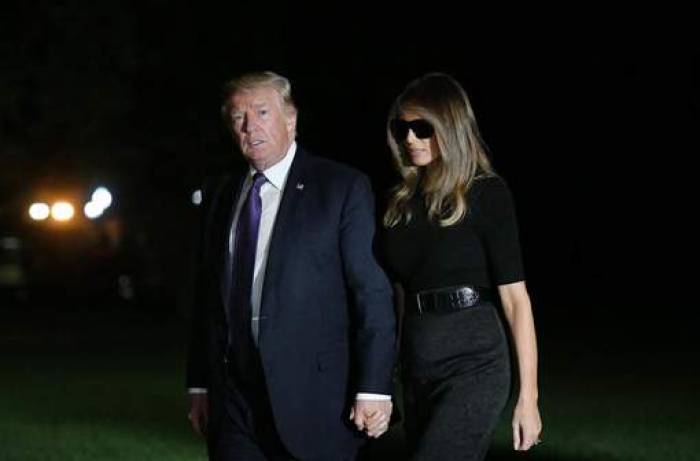 Les lunettes de soleil de Melania Trump fascinent les internautes