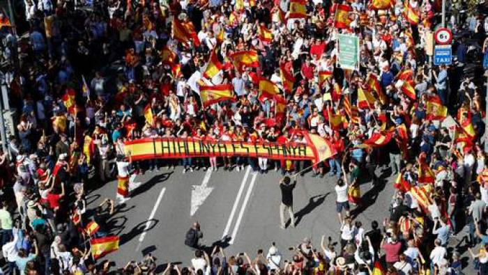 Une grande manifestation anti-indépendance à Barcelone ce dimanche