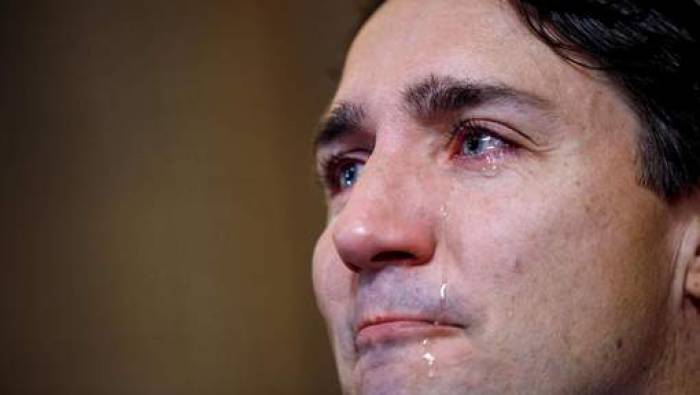 Les larmes de Justin Trudeau - VIDEO