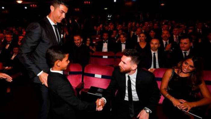 Quand le fils de Ronaldo rencontre son idole, Lionel Messi