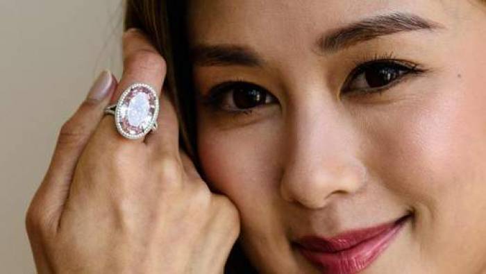 Le diamant "Pink Promise" aux enchères à Hong Kong