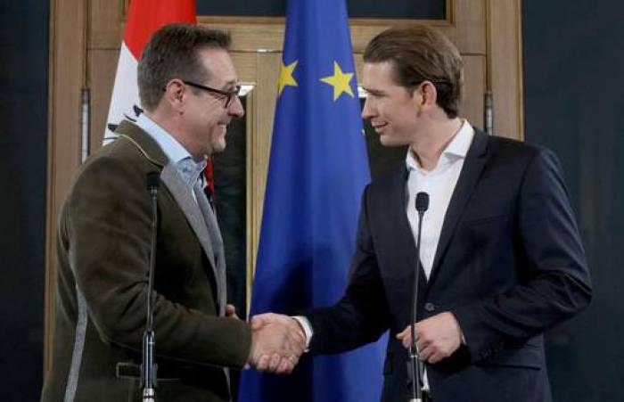 Autriche: la droite et l'extrême droite ont conclu un accord de gouvernement