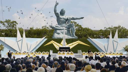 Nagasaki se souvient de la deuxième bombe atomique, 71 ans après