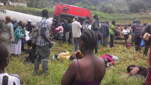 Cameroun: 53 morts dans le déraillement d`un train de voyageurs 