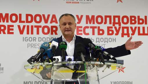 En Moldavie, le candidat prorusse Igor Dodon en tête de la présidentielle
