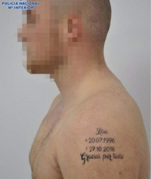 Le meurtrier se fait tatouer la date de la mort de sa victime