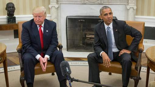 Trump vante sa relation avec Obama... qui reste muet