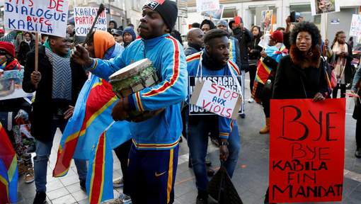 Incidents devant l`ambassade congolaise à Bruxelles